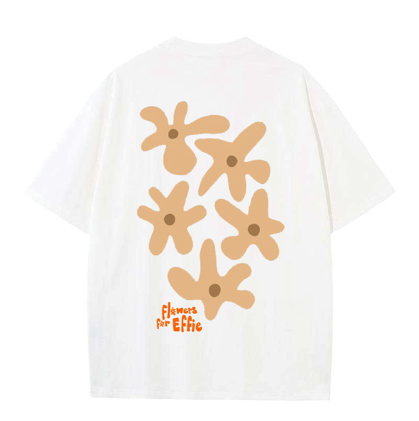 Effie Tee • Adults Beige Flowers (PREORDER)