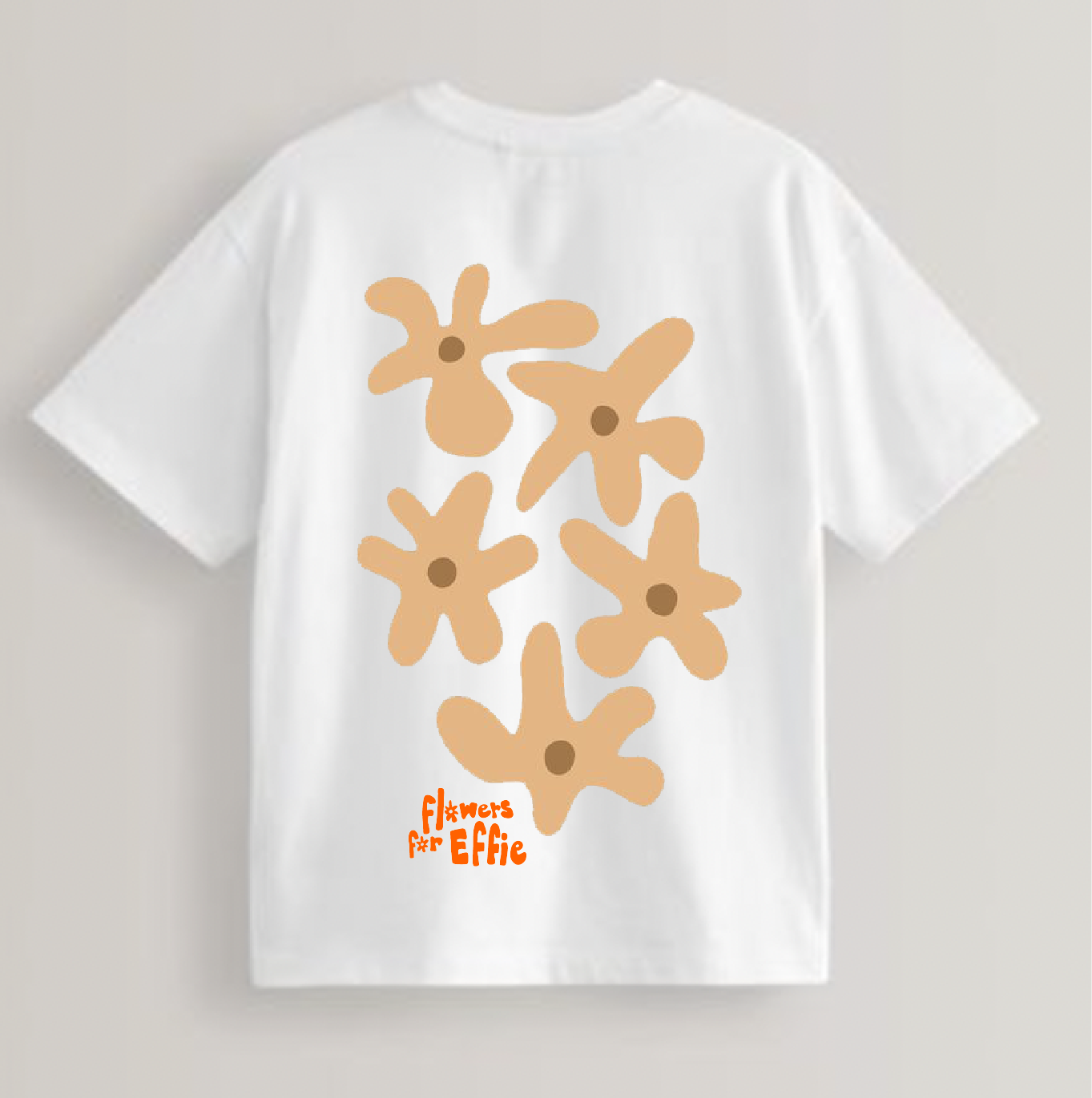 Effie Tee • Kids Beige Flowers (PREORDER)