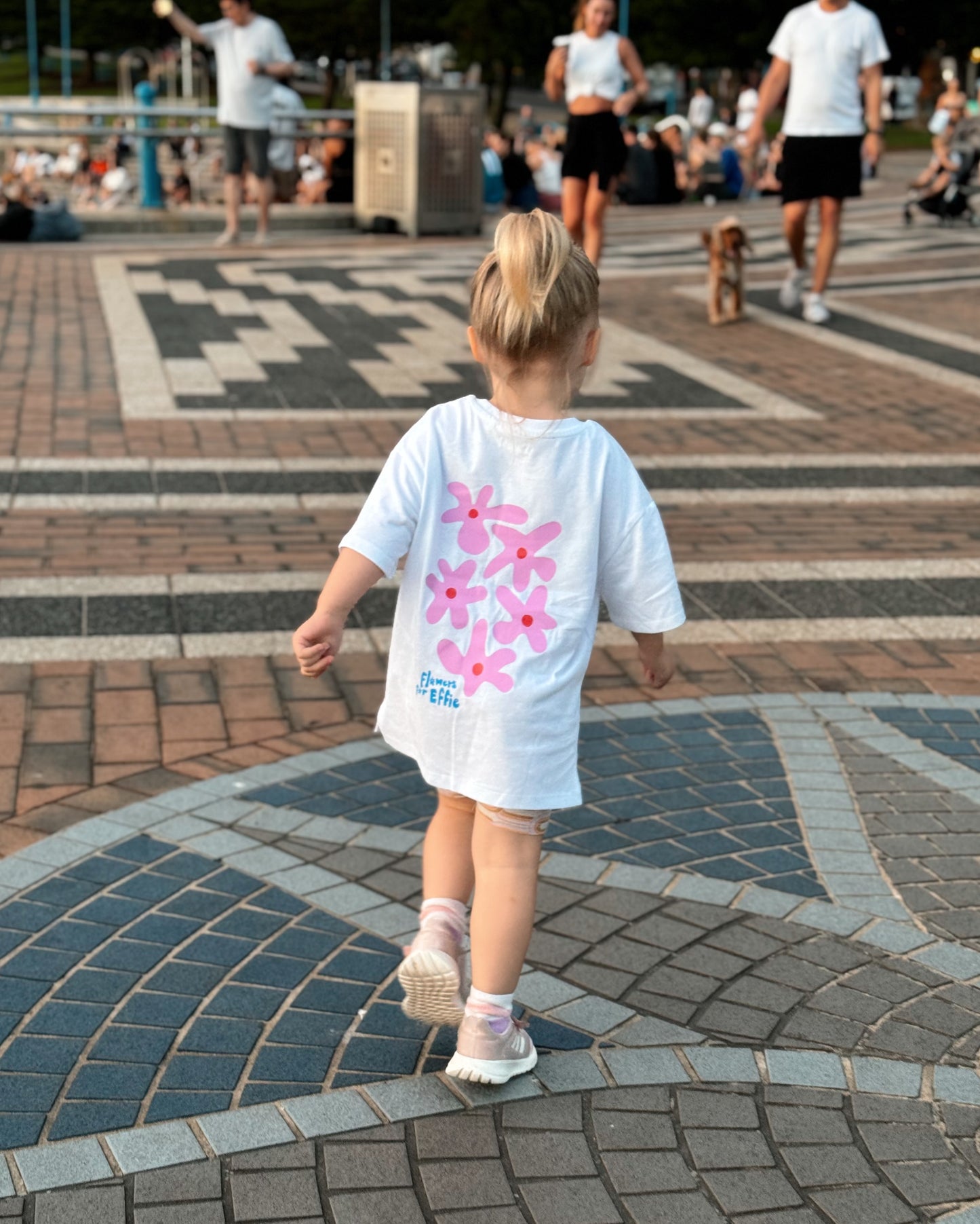 Effie Tee • Kids Pink Flowers (PREORDER)