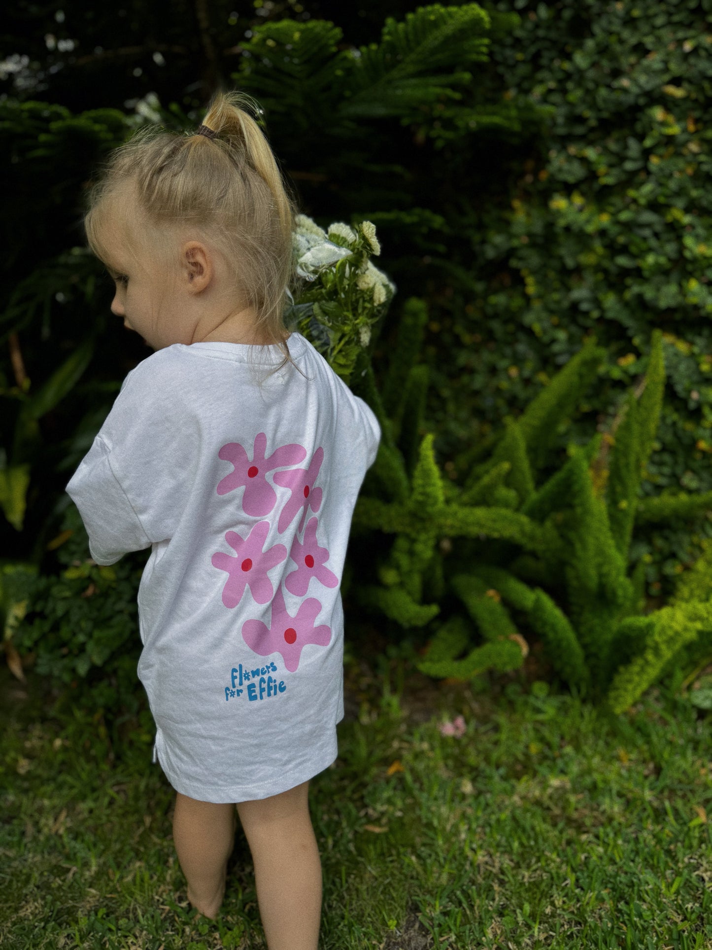 Effie Tee • Kids Pink Flowers (PREORDER)